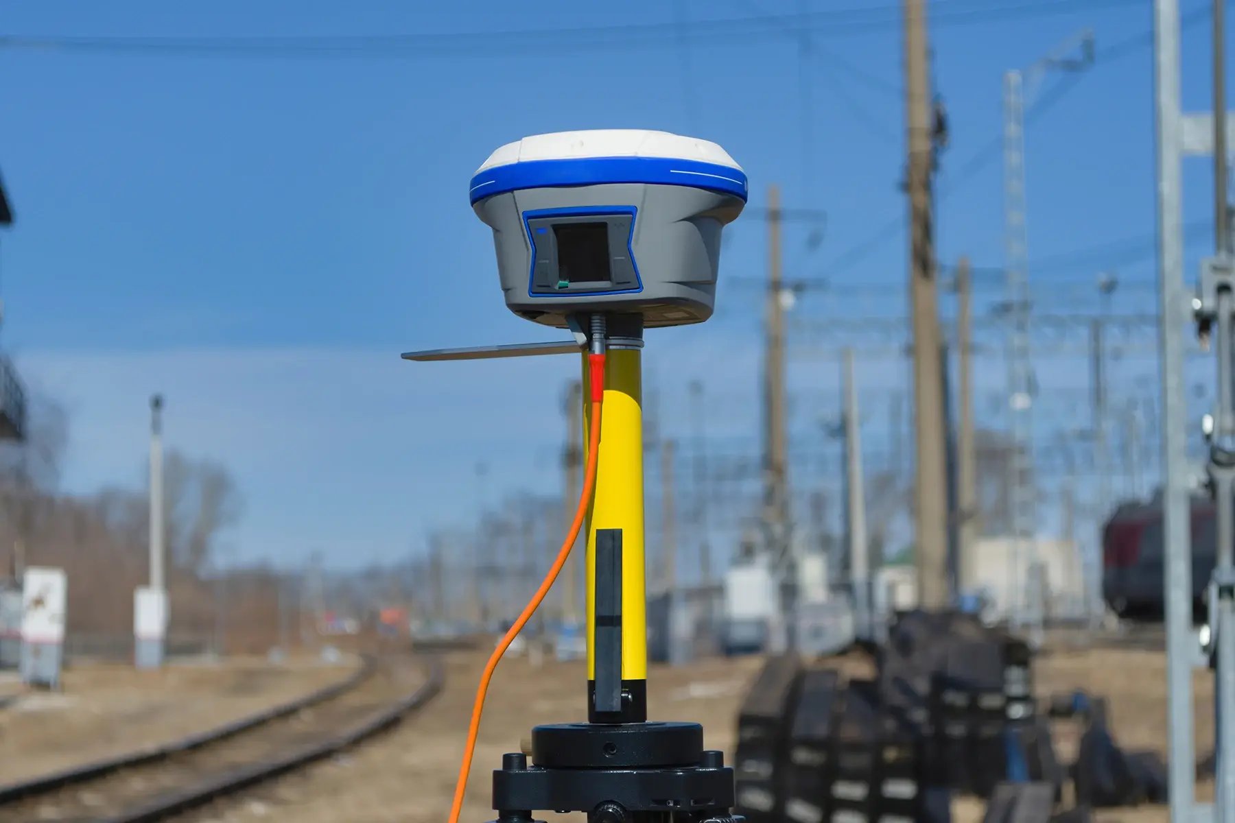 High precision RTK GNSS receiver running on survey as base station